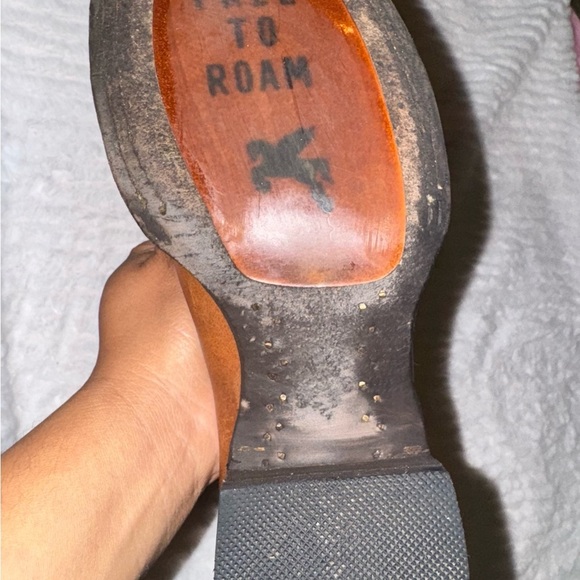 Brown Leather Cowboy Boots - Picture 5 of 5